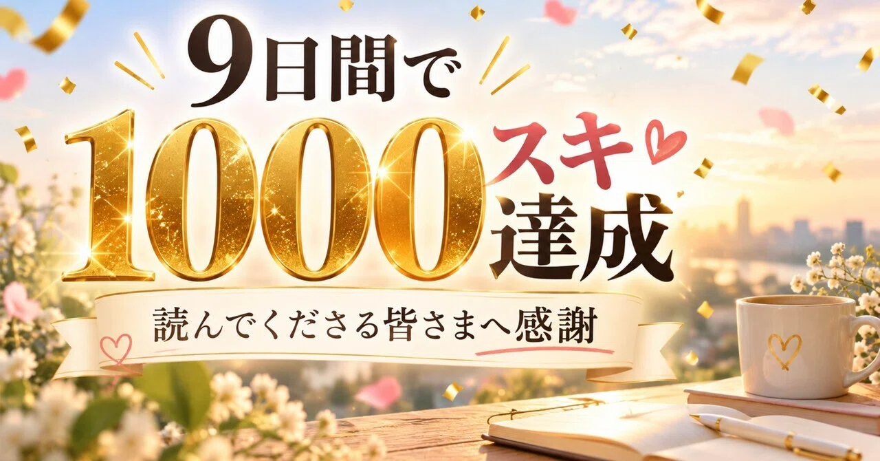 [Reached 1000 Likes in 9 Days] To everyone who read my posts, thank you ...