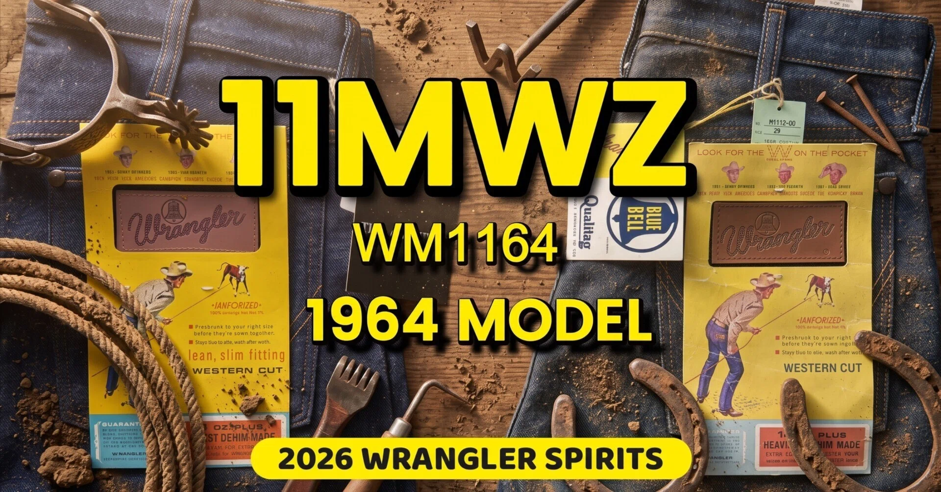 WRANGLER 11MWZ(WM1164) 1964 MODEL ”EDWIN vs WRANGLER JAPAN” vol.34