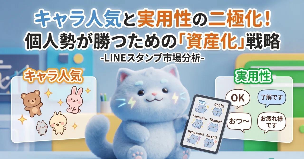 LINE Sticker Market Analysis | Polarization of [Character Popularity ...