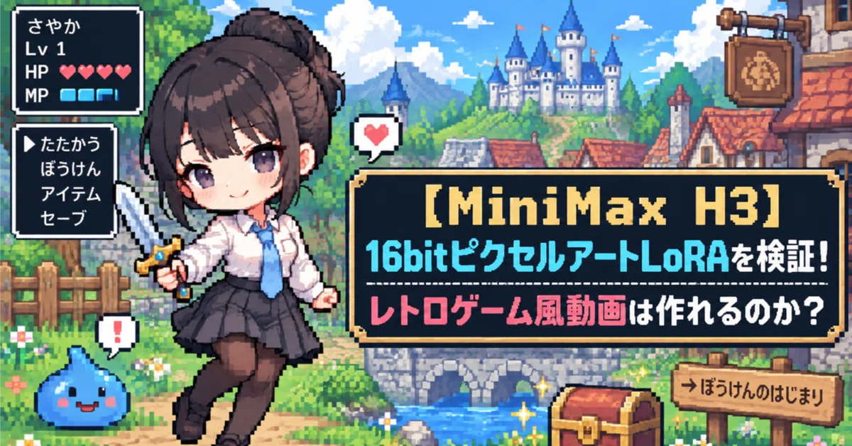 [MiniMax H3] Testing the 16-bit Pixel Art LoRA! Can we create retro ...