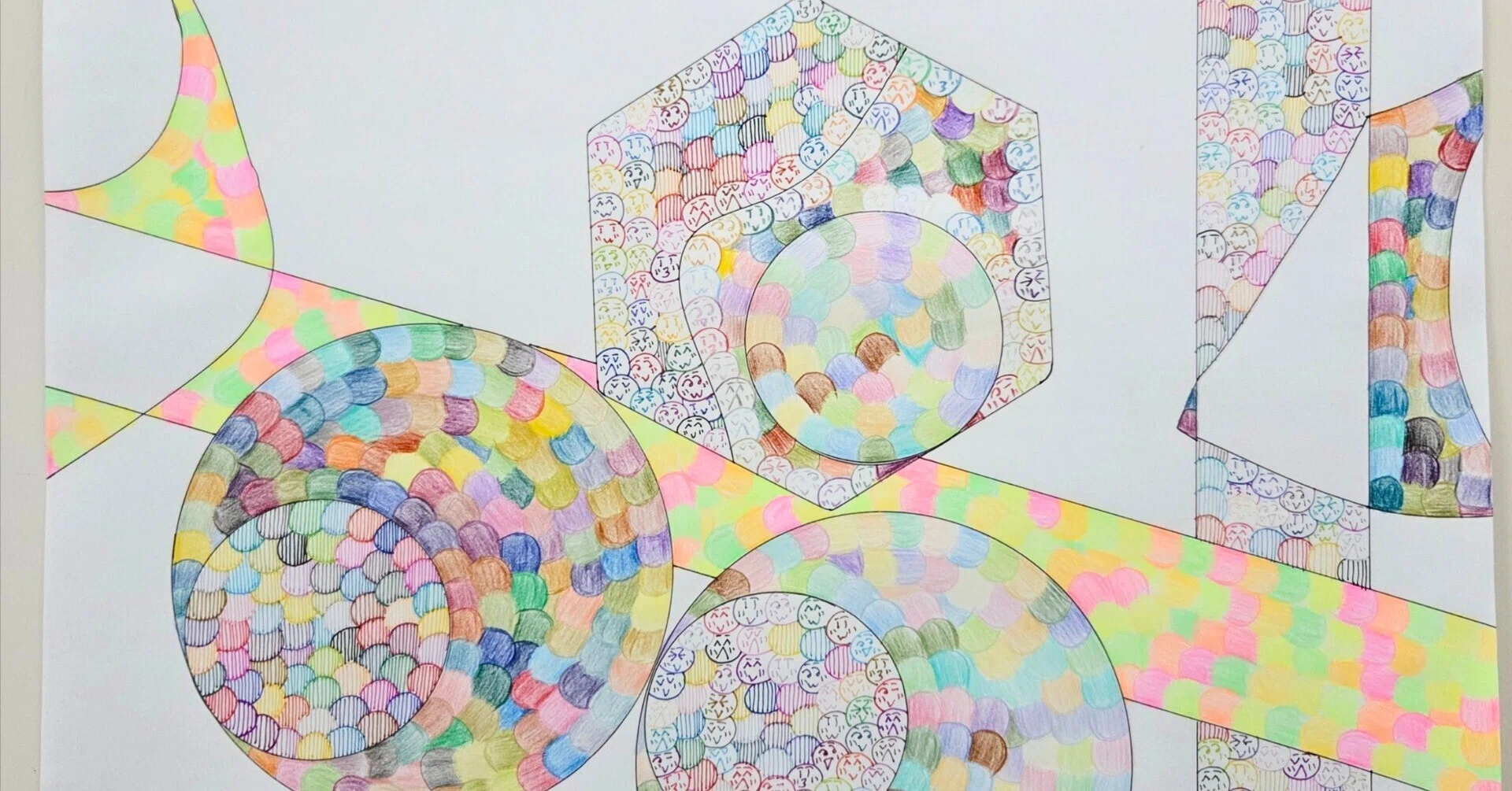 Geminiとの対話：自分の手描き抽象画に悩んだ日】｜からふるさん