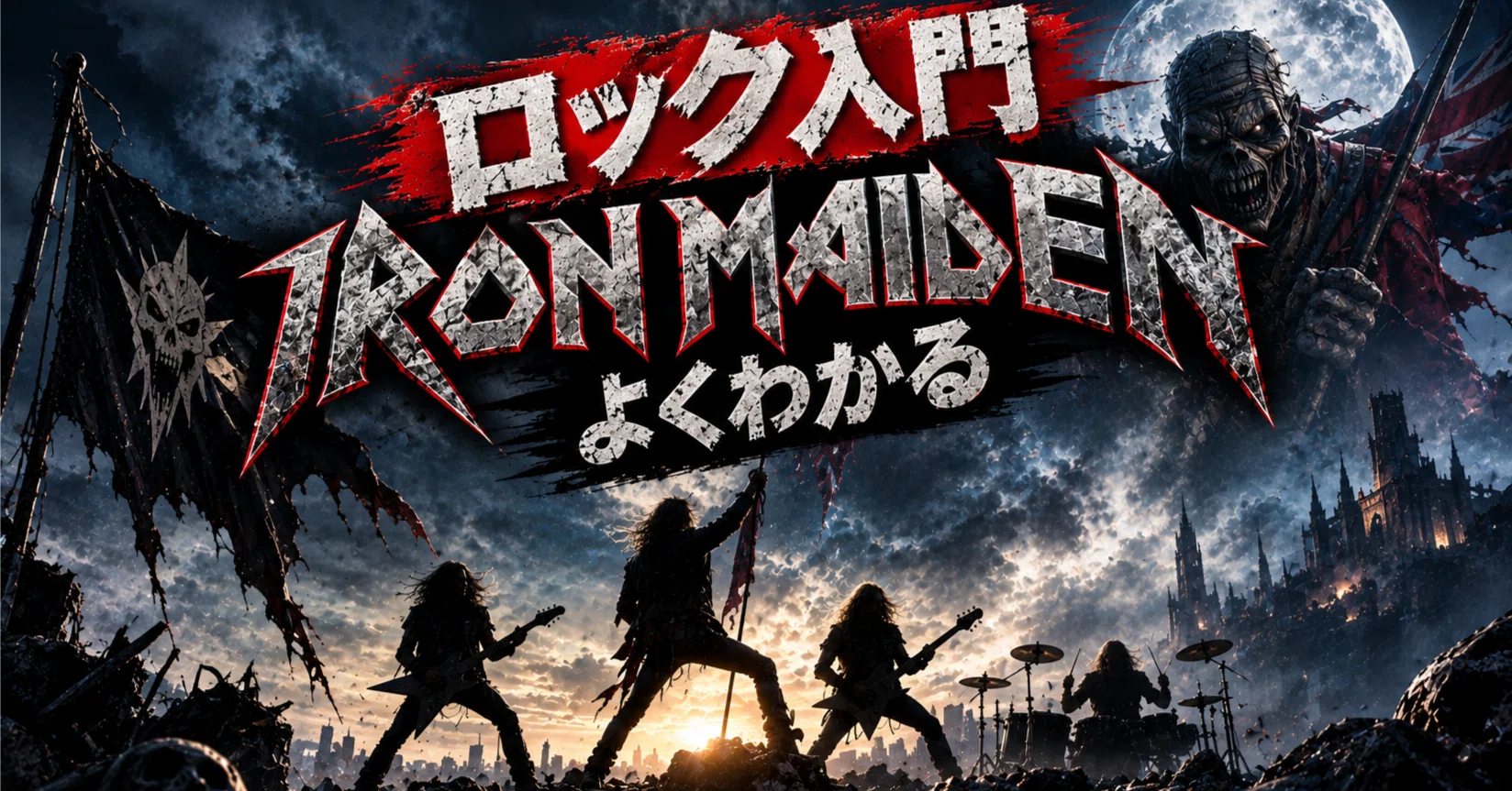 IRON MAIDEN（アイアン・メイデン）：ロック入門 vol.3（実験記事