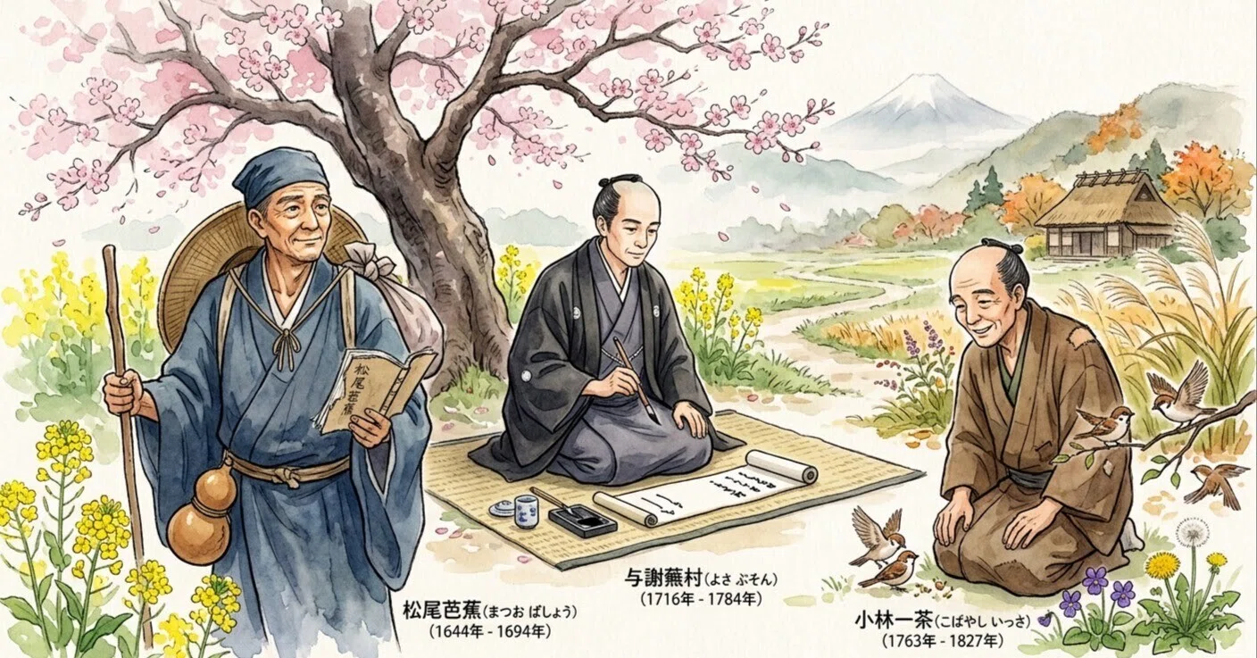 江戸時代・文化】「五・七・五」に込められた日本の心−−江戸の「三大