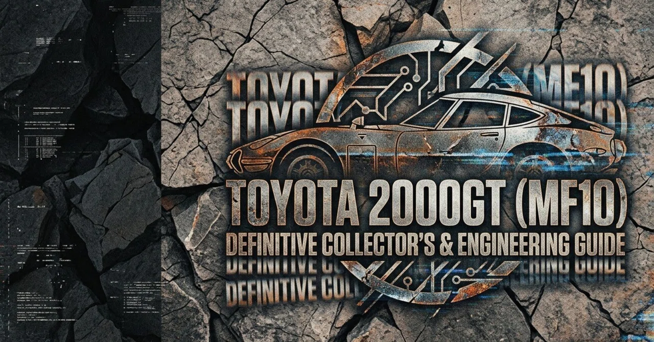 トヨタ 2000GT (MF10型) 総合解説マニュアル｜TWLV32