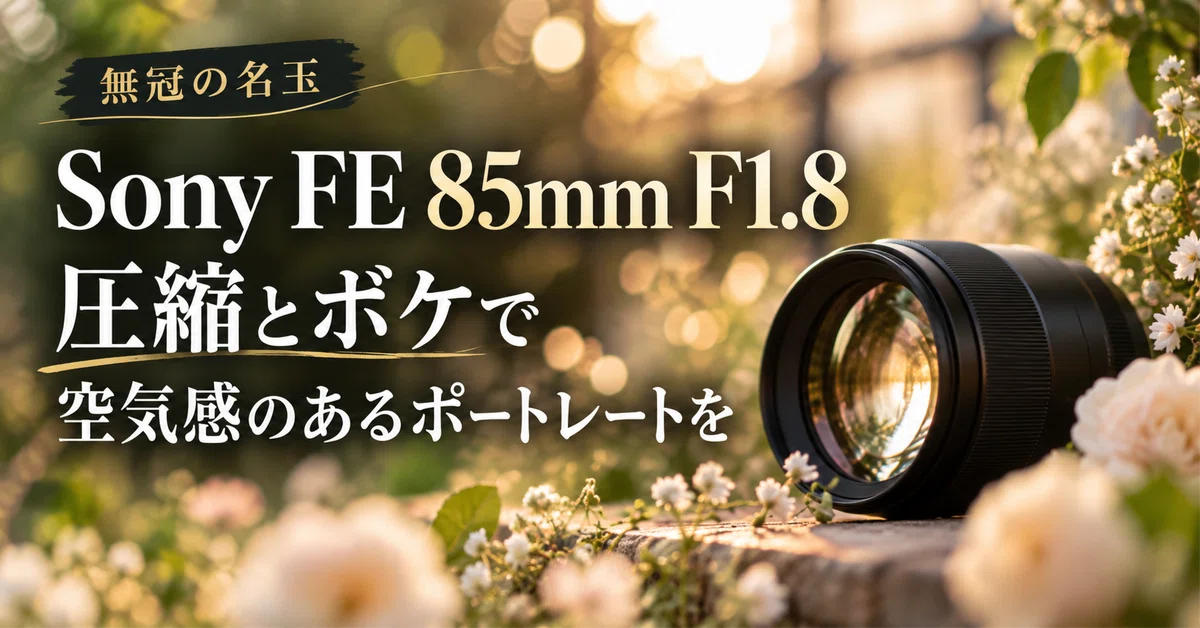 Sony FE 85mm F1.8｜圧縮とボケで空気感のあるポートレートを。キット