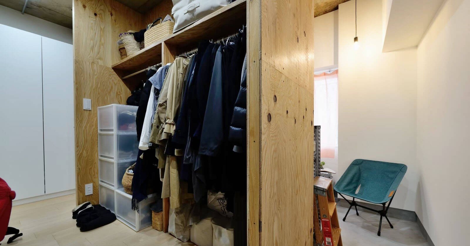 生活スタイルに合うウォークスルークローゼットで魅せる収納へ Cuestudio キュースタジオ リノベで暮らしを創る Note