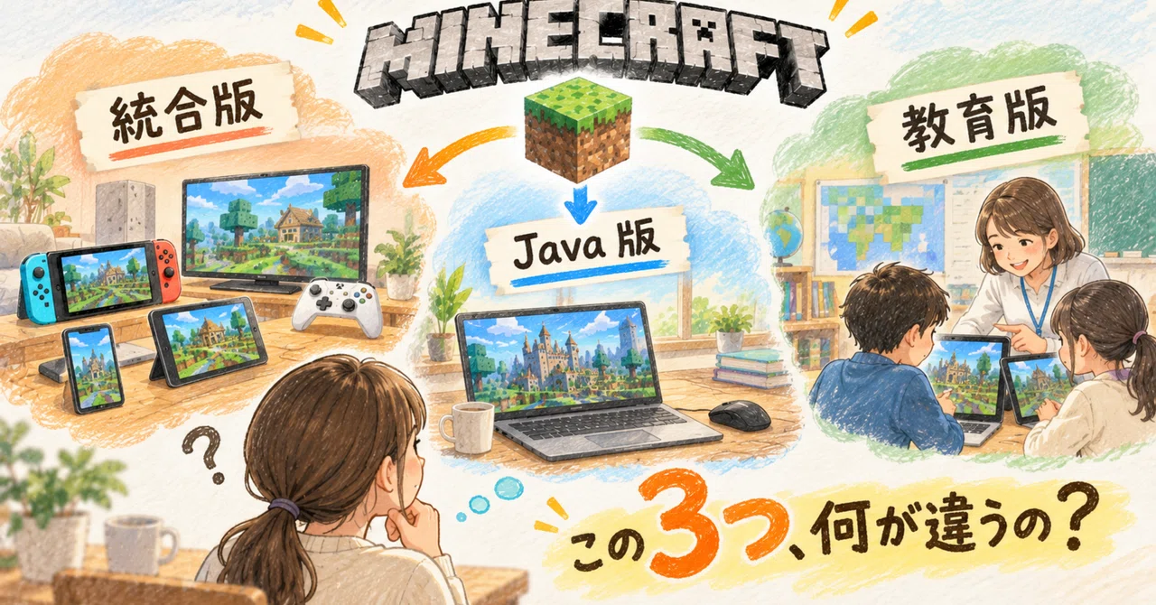 What is the difference between the "Bedrock Edition," "Java Edition ...