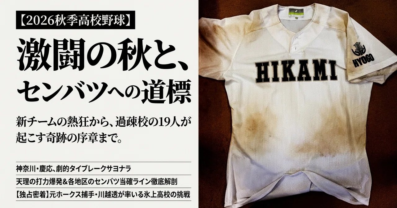 【2026最新】高校野球結果速報！秋季地区大会の勝ち上がりとセンバツ当確ラインを徹底解説