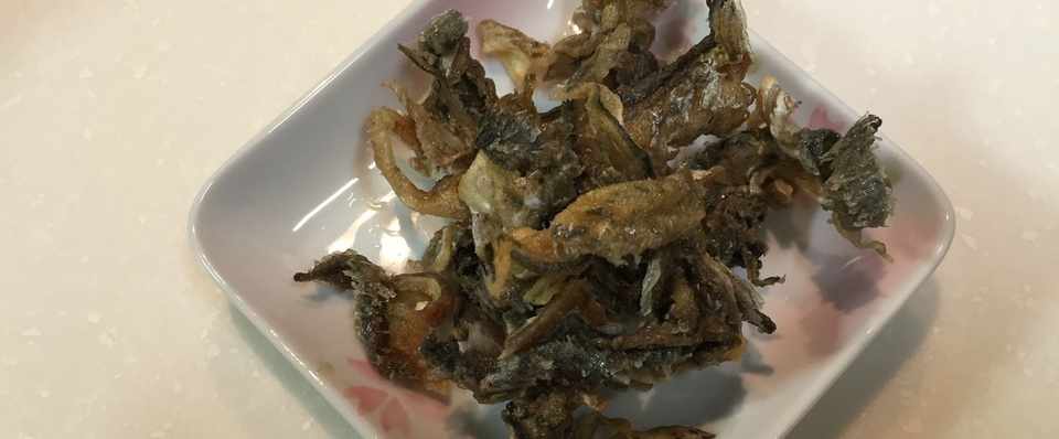 07 魚皮の唐揚げ ははめし Note