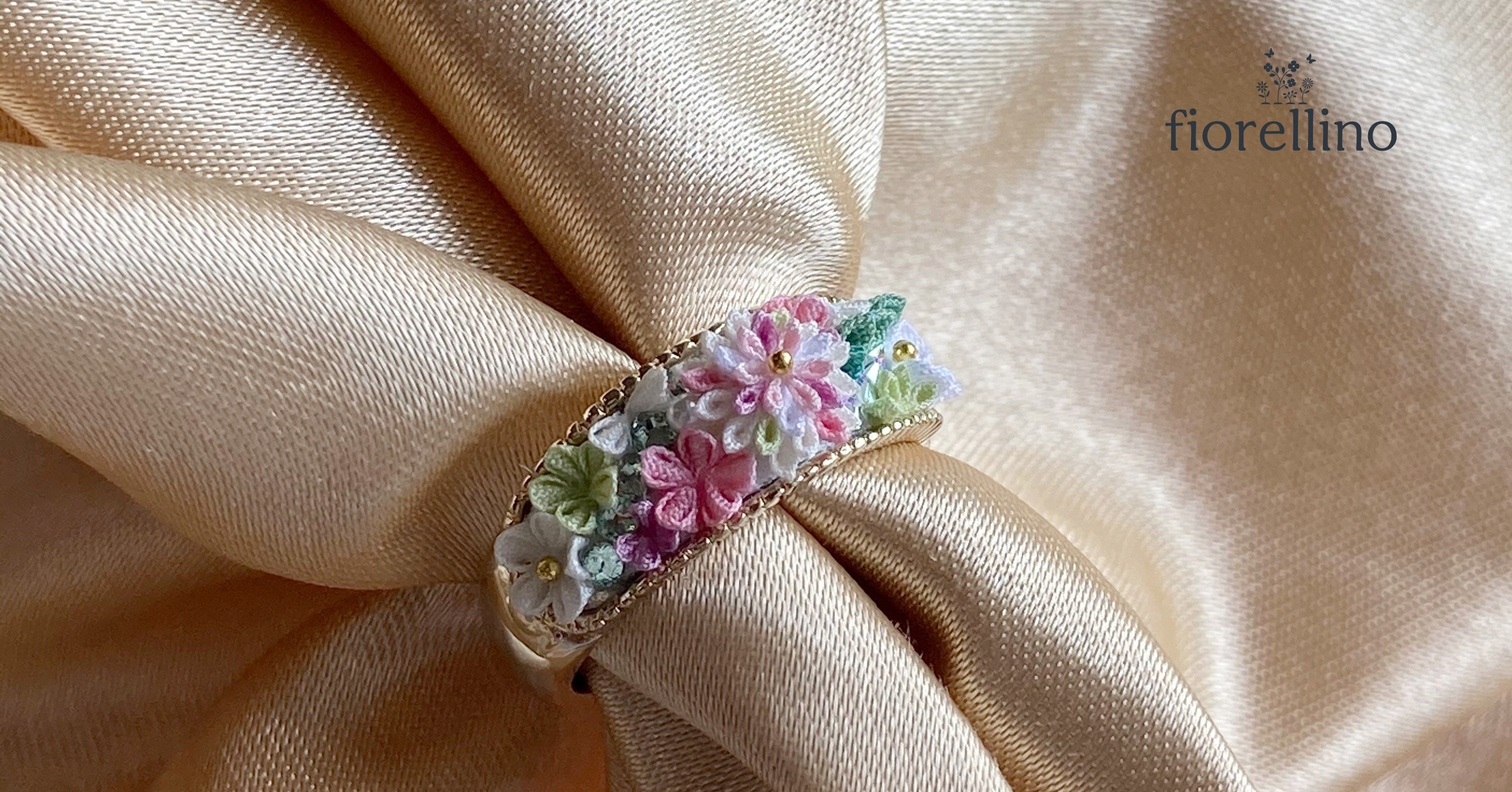 fiorellino フィオレリーノ つまみ細工 リング 指輪 ハンドメイド