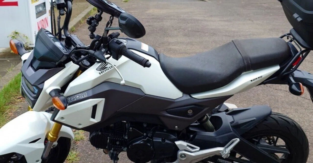 Riding a motorcycle for the first time in about four and a half months ...