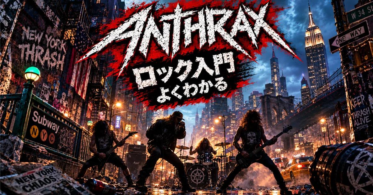 ANTHRAX（アンスラックス）：ロック入門 vol.6（実験記事） ｜サトシ
