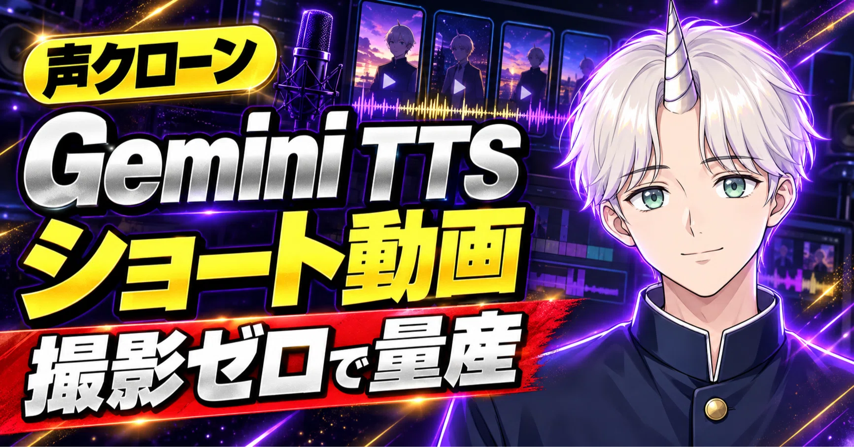 Gemini TTS×Opus 5.5でショート動画を撮影ゼロで量産する方法｜Fujin