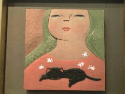 木彫り作家　大山昭子　本人直筆　バウ親子 たこ焼き屋のおっちゃんと タコの人生🐙｜川瀬武士ものがたり