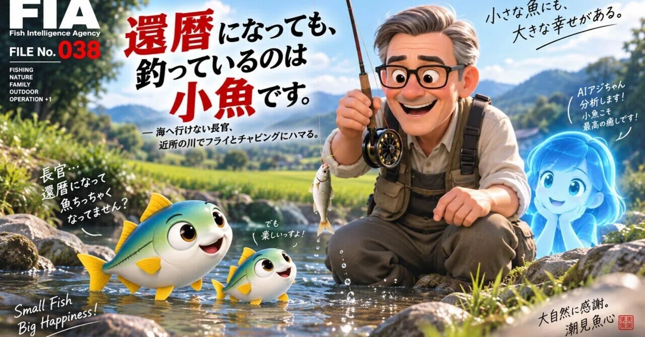 FILE No.038 還暦になっても、釣っているのは小魚です。｜潮見 魚心