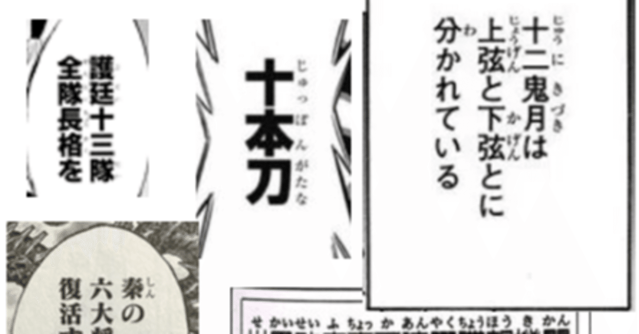 数字と組織 漫画に出てくる組織名 全田十五 Note