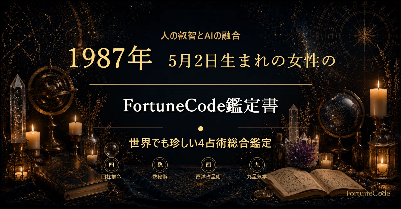 FortuneCode Appraisal for a Woman Born on May 2, 1987 — Prologue of ...