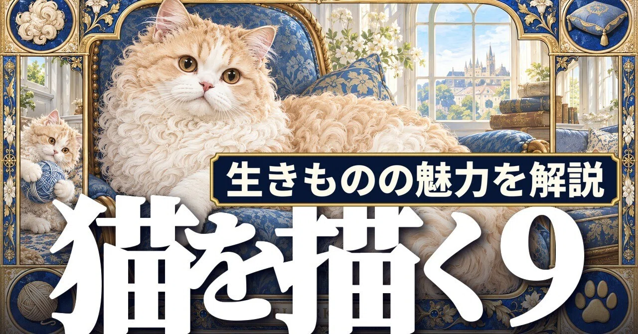 描くネコ9】 セルカークレックス・ラパーマ・デボンレックス