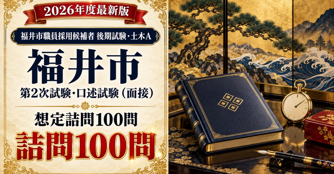 [Fukui City University Graduate Level] Civil Engineering A, Late-Term ...