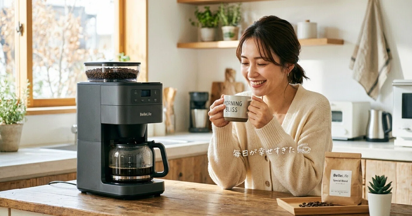 朝の美学】男の価値は「一杯のコーヒー」で決まる。BelleLifeの全自動