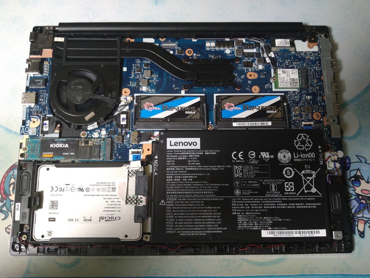 レノボ ThinkPad E495 Ryzen 5/4GB/128GB 残り1個