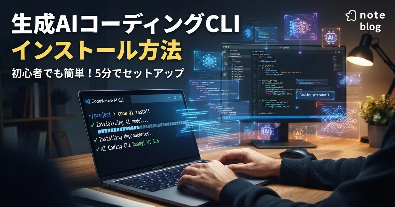 How to Install Generative AI Coding CLIs｜こばちゃん