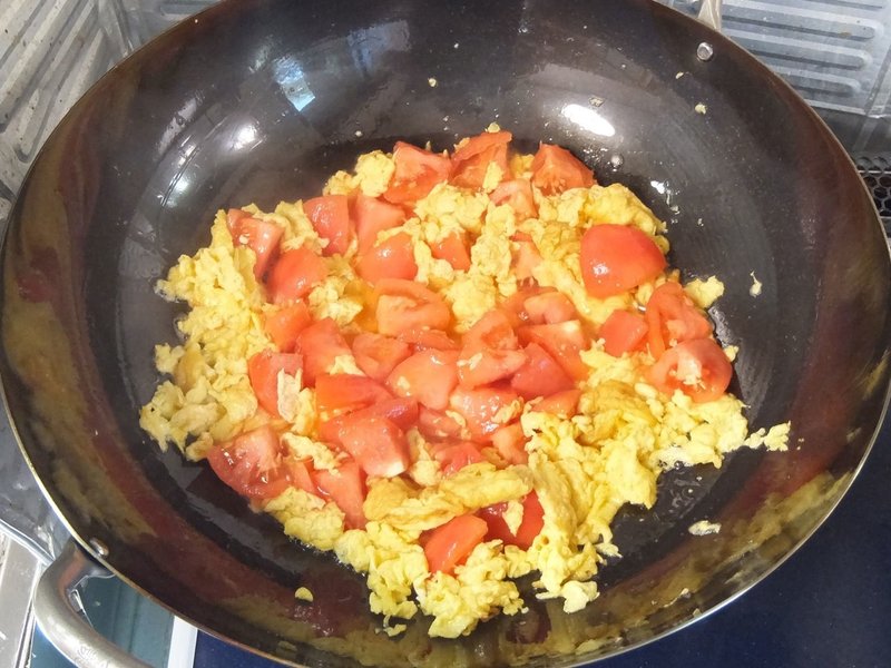 料理 番茄炒蛋 西紅柿炒鶏蛋 うに梓 Note
