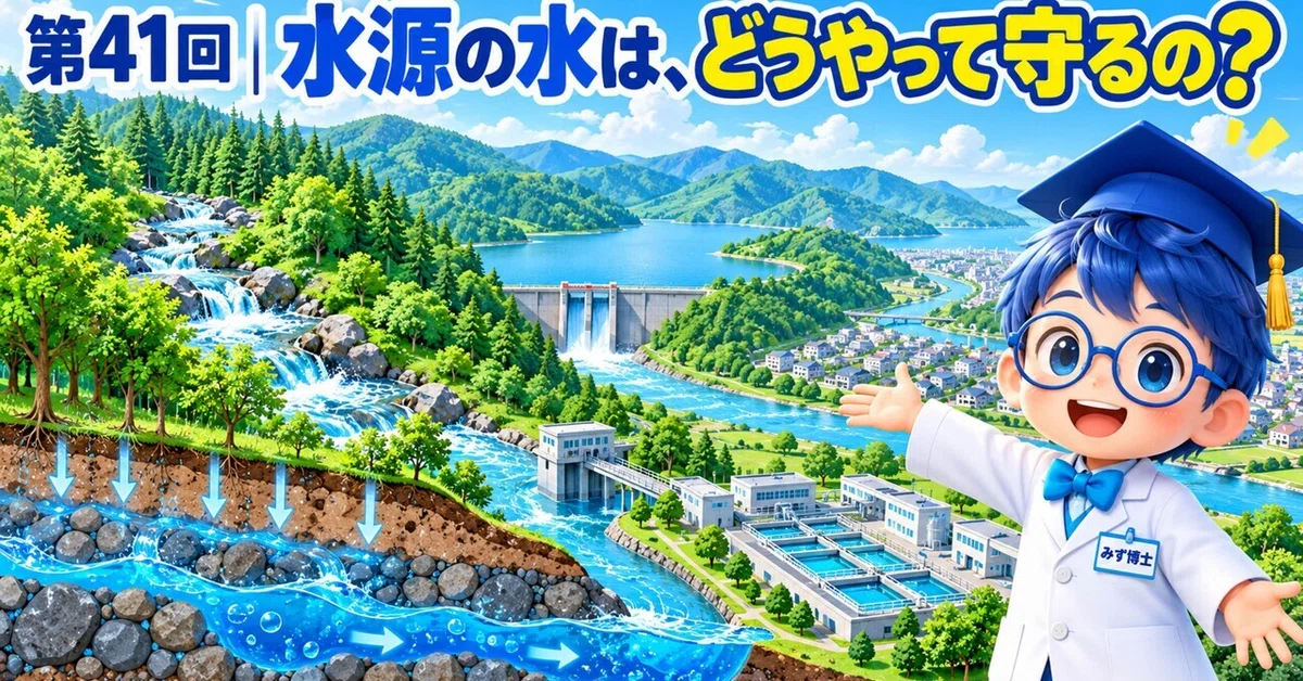 Do Images Examples Vol. 41 | How do we protect our water sources?|みず博士|水のしくみをやさしく解説