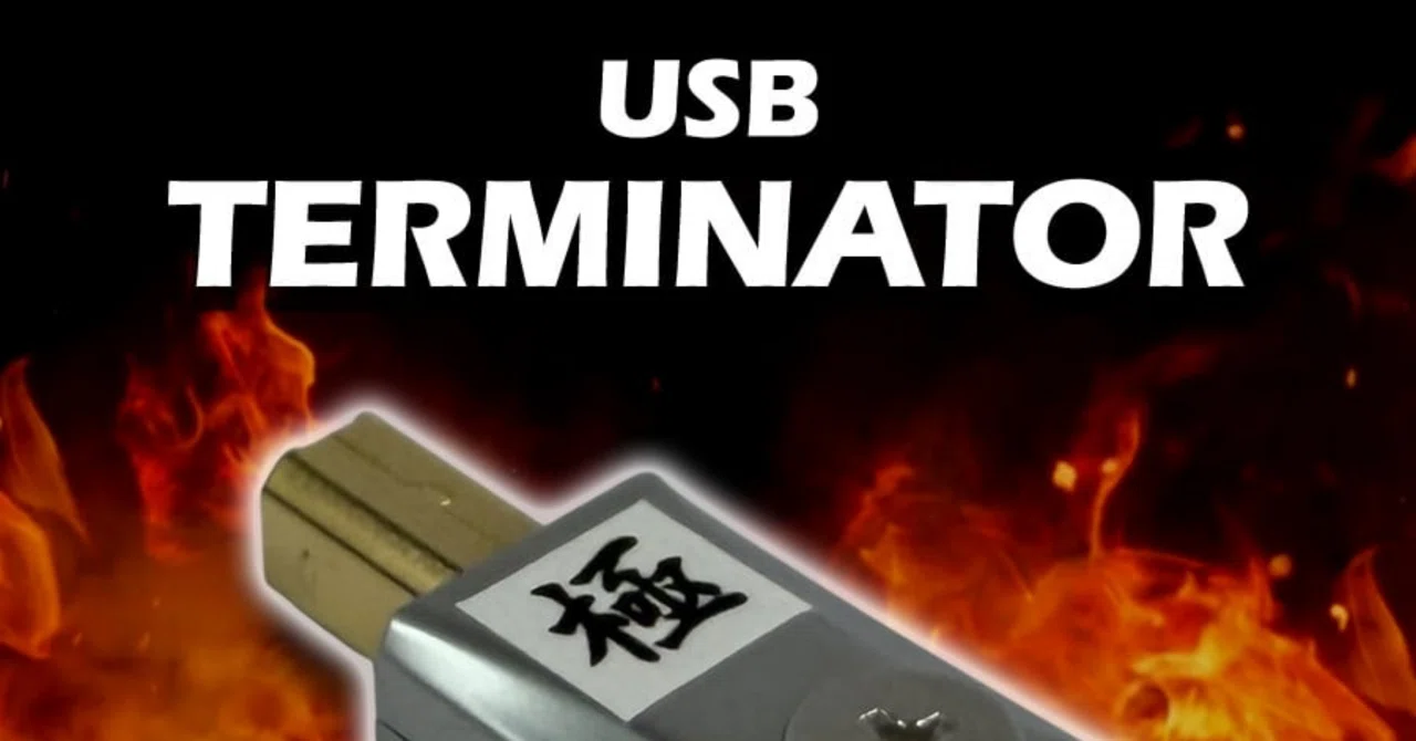 Another world-first!? A USB-B terminator with a ground screw is born ...