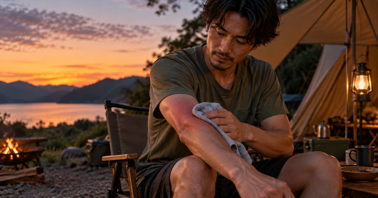 夏キャンプで焼けた夜に。日焼けあとの肌をいたわる男のケア|snac編集部
