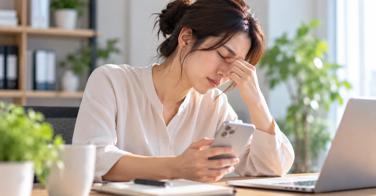 Why do your eyes get tired when you keep looking at your smartphone? [5 ...