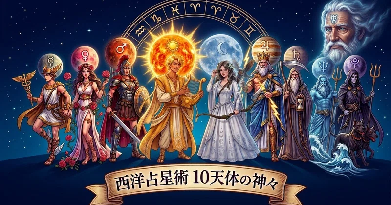 【ミライ通信10月号】星の意味は、神話を知ると読めるようになる。ギリシャ神話と西洋占星術10天体の解説、全部そろいました!