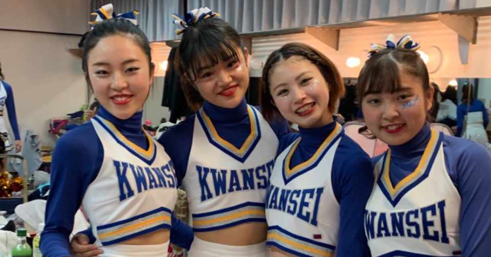 チアリーダー部2回生いつこ 関西学院大学応援団総部 Note