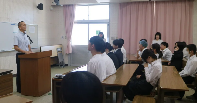 【伊都中央定時制】２学期が始まりました（始業式）