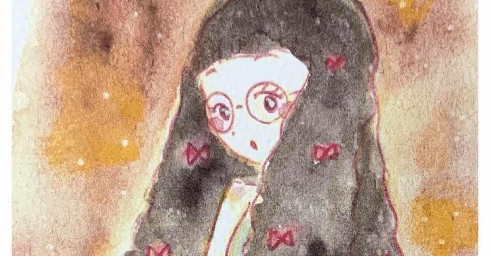 本が好き 女の子水彩イラストポストカードminneで通販開始しました おちゃも イラストレーターお仕事募集中 Note