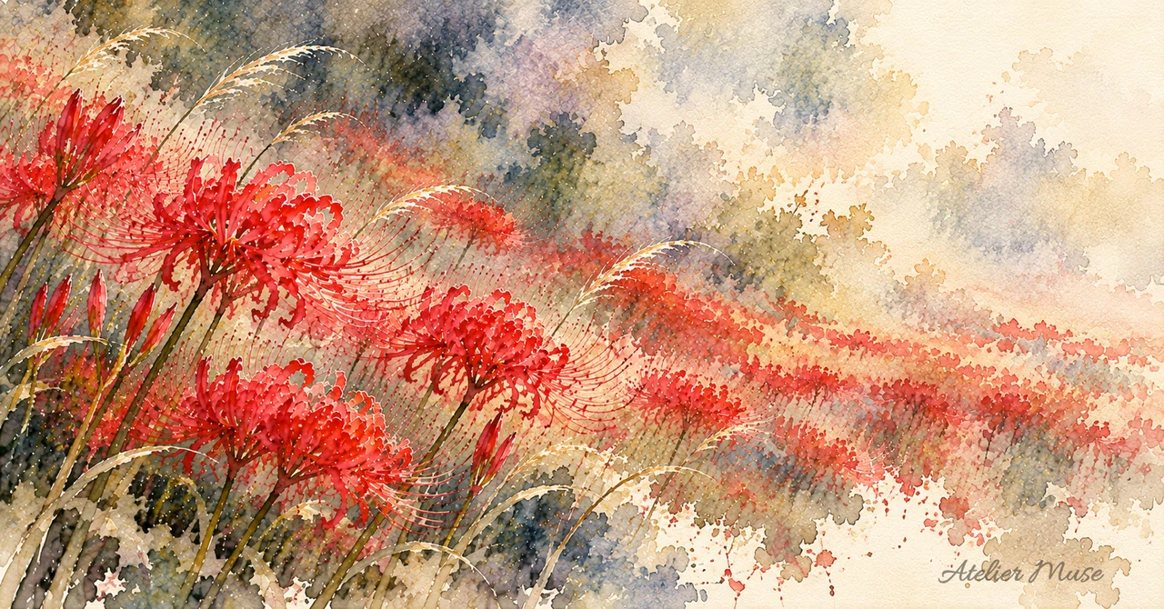 63. Drawing with ChatGPT - Crossing into Autumn -｜emiemi