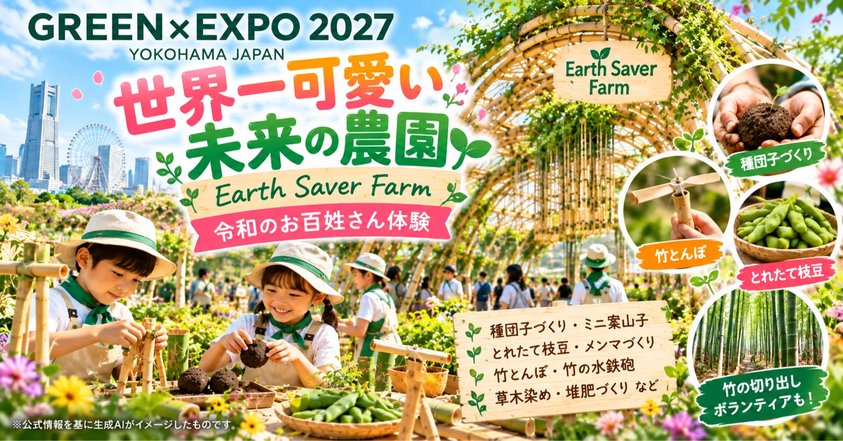 横浜園芸博 花博 GREEN×EXPO2027】「世界一可愛い未来の農園」が登場