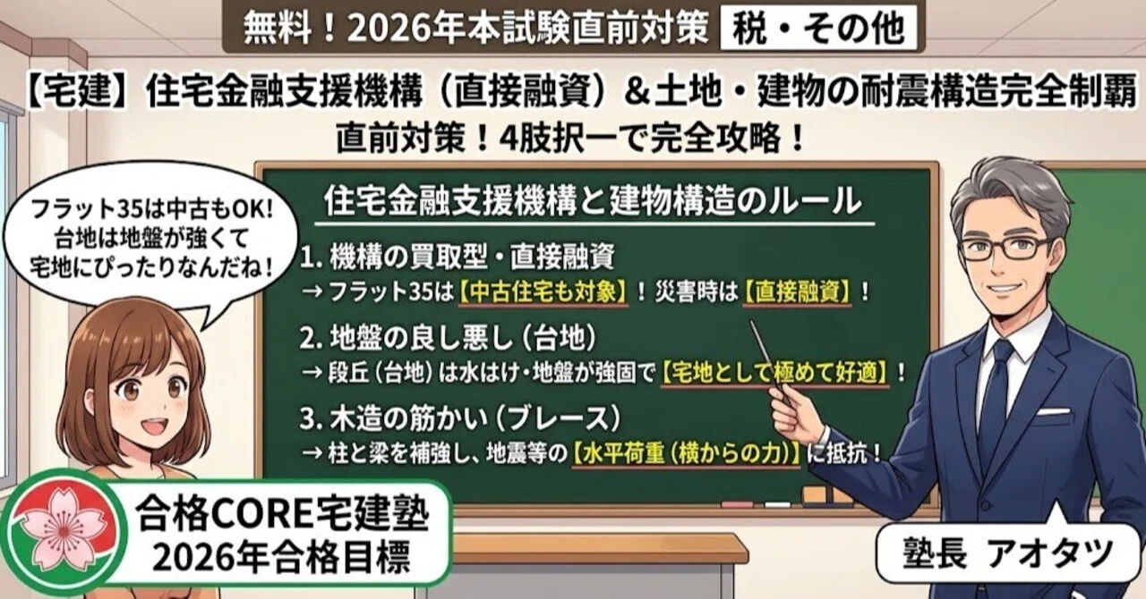 [Takken] Japan Housing Finance Agency (Direct Loans) & Complete Mastery ...