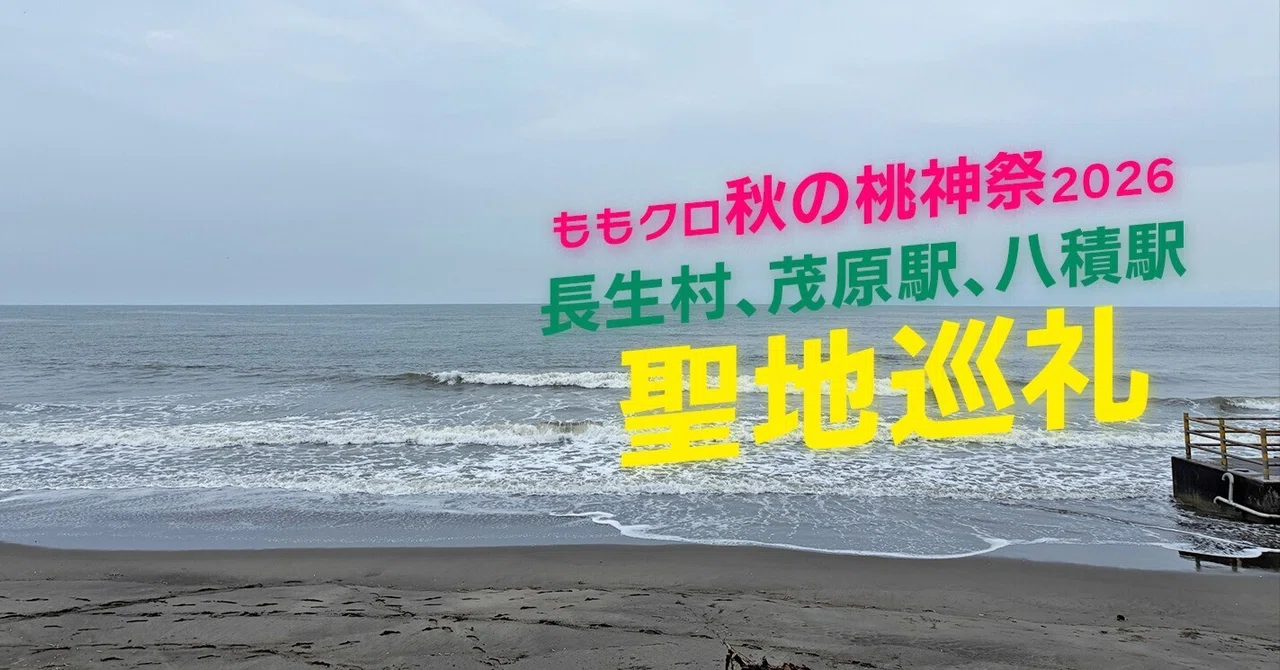 【長生村】ももクロ「秋の桃神祭」直前！モノノフが茂原駅・八積 ...