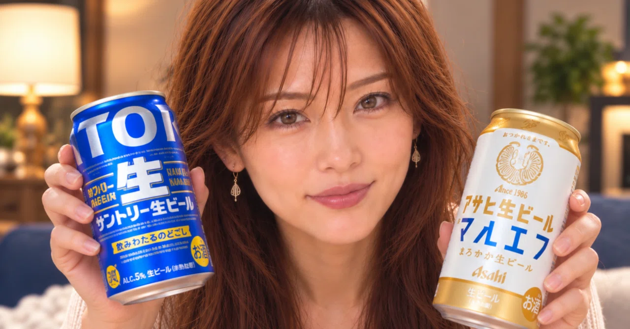 🍺サントリー『生ビール』vs アサヒ『マルエフ』〜飲みやすさの先に