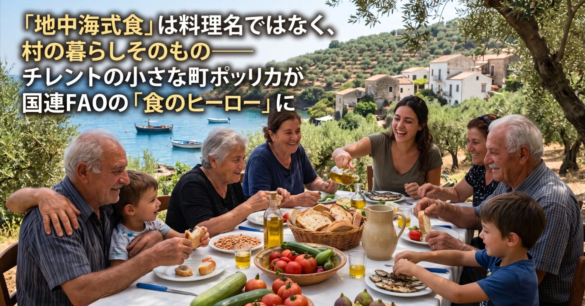 地中海式食」は料理名ではなく、村の暮らしそのもの】 チレントの