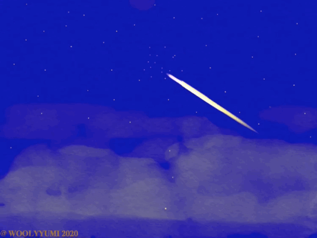 流れ流れてぇ流れ星ぃ Gif動画付きポエム Meemoon ミームーン Note 流れ流れてぇ流れ星ぃ Gif動画付きポエム Meemoon ミームーン Note
