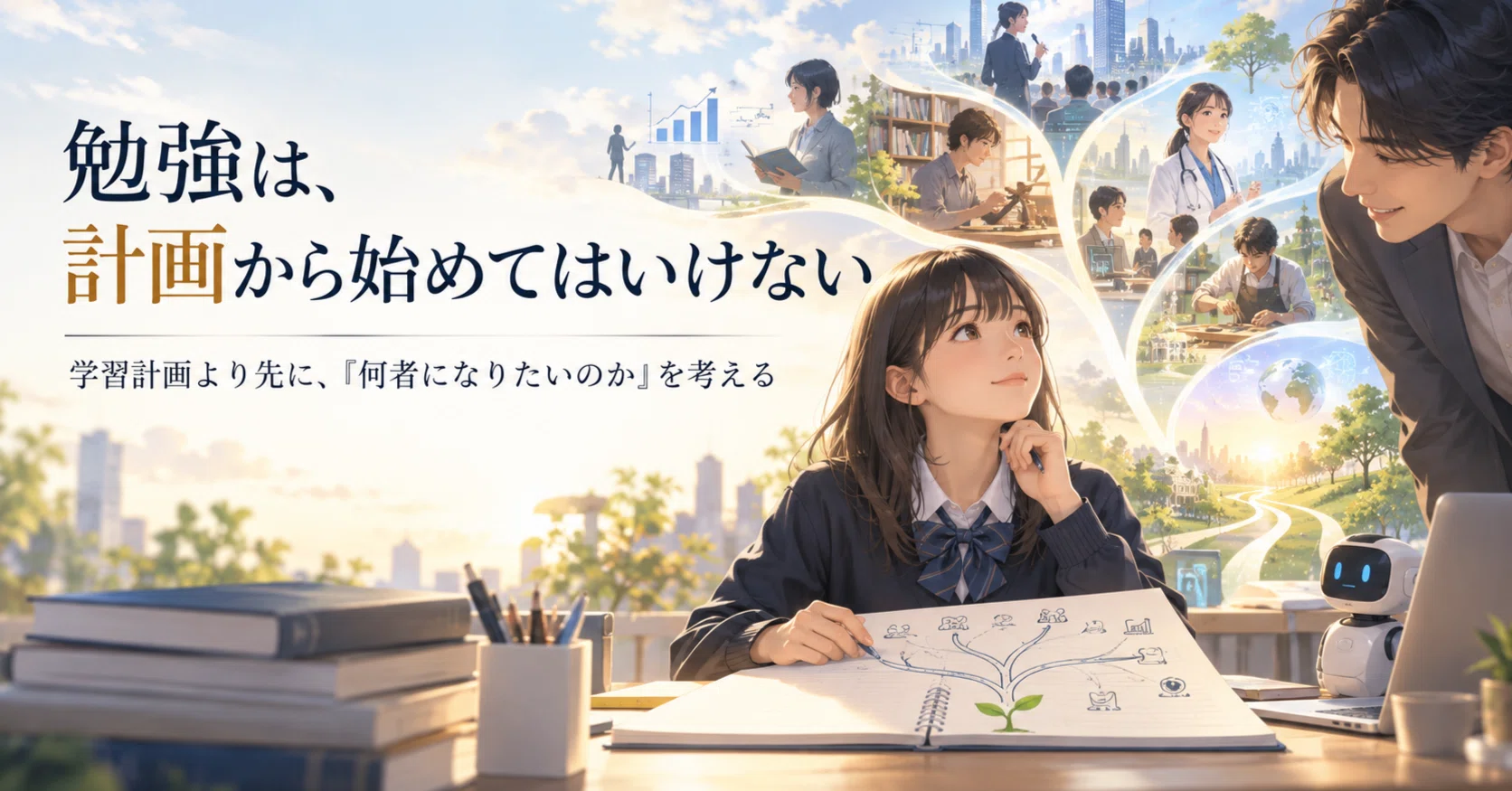 勉強は、計画から始めてはいけない｜AIと共に、受験も未来も手に入れる
