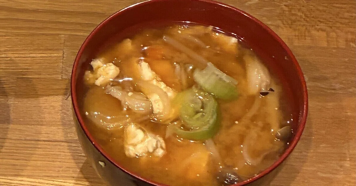 Msov Sup When you get stuck, make a miso soup with lots of ingredients|ミナ