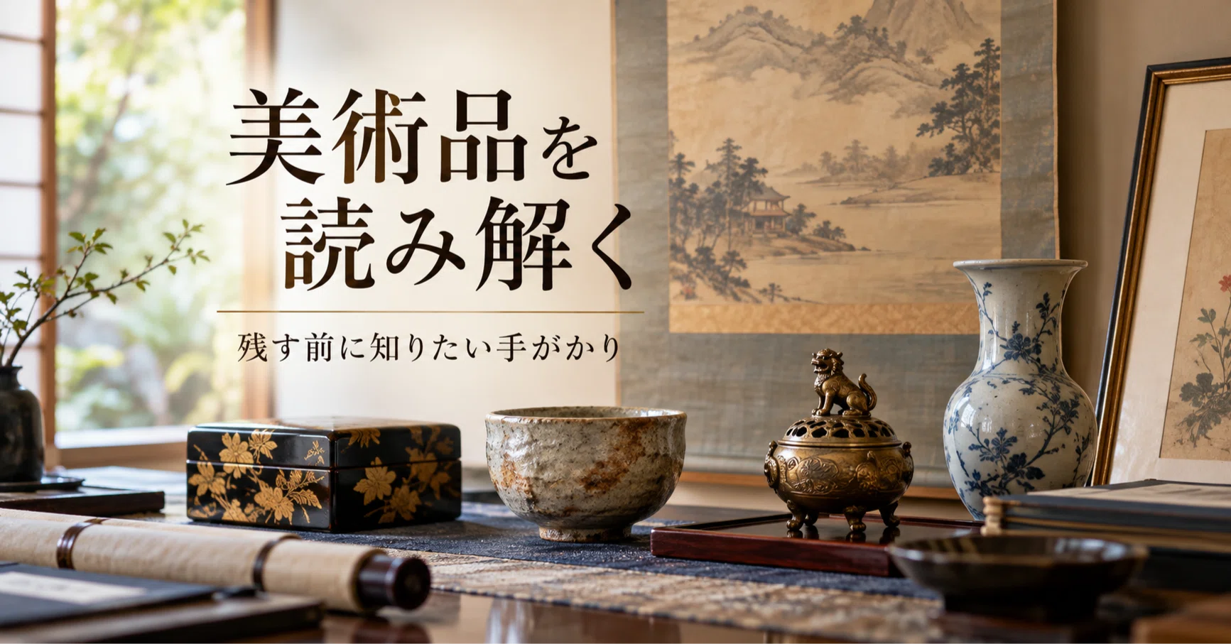 美術品　何かよくわからない　美術品 美術品は表だけ見ても分からない｜作品を読み解く12の手がかり｜千代屋
