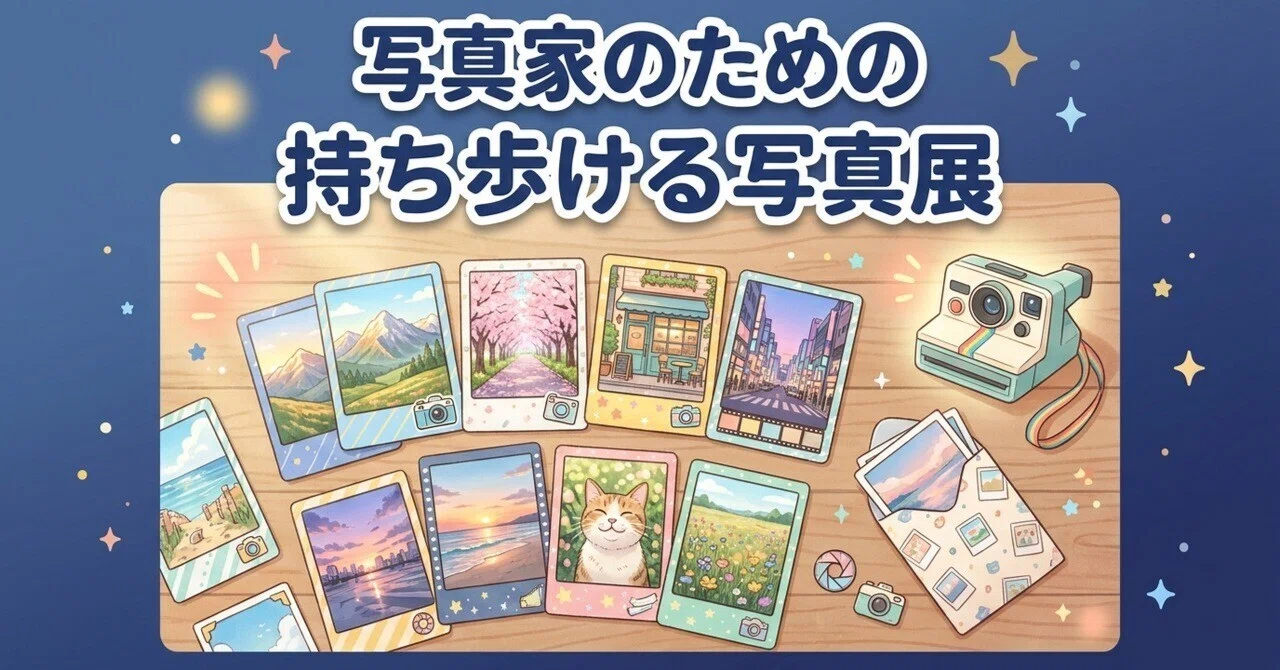 写真家がトレカ・ポストカードを活用する3つの方法｜ZEAMIグッズ制作の裏側
