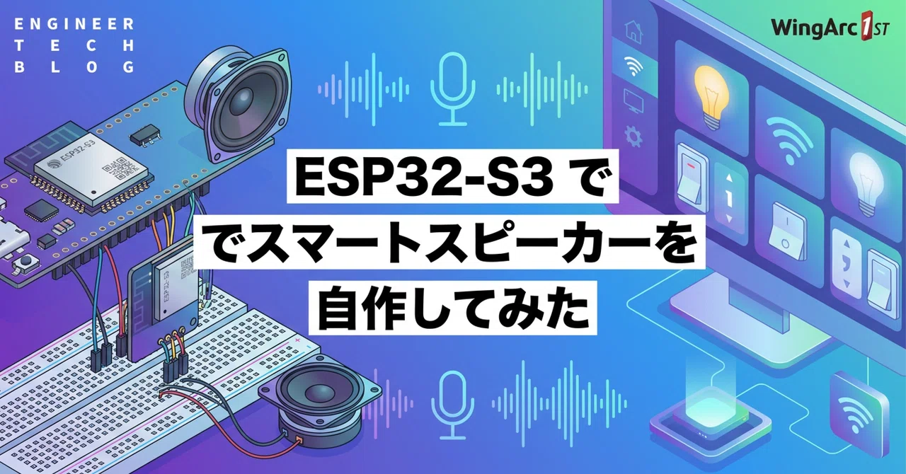 ESP32-S3 でスマートスピーカーを自作してみた|とき