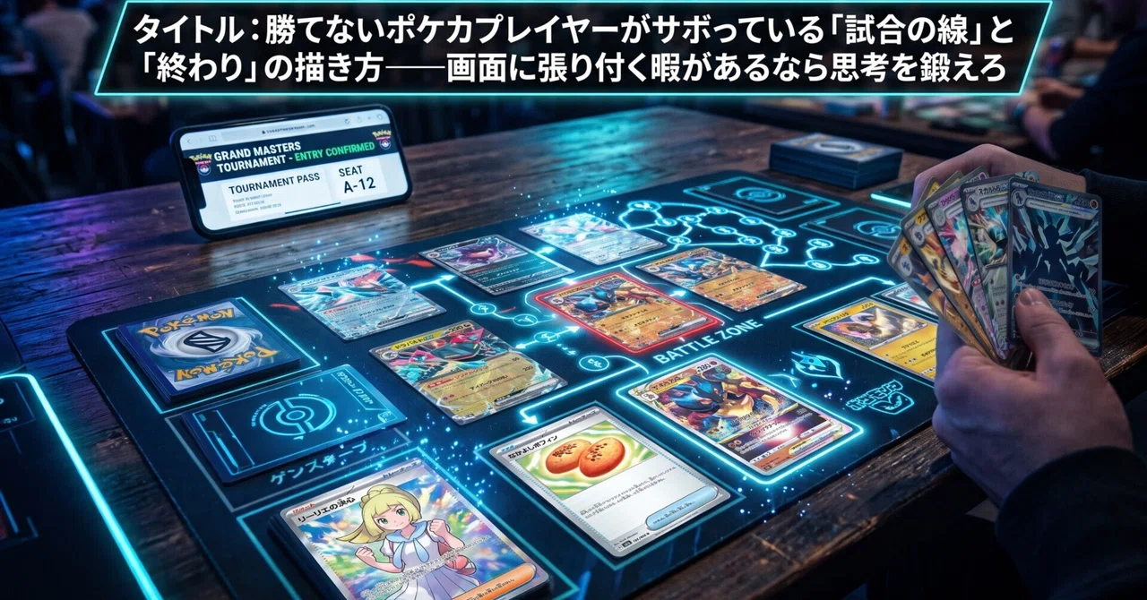 How Losing Pokémon TCG Players Neglect to Map Out the 'Game Path' and ...