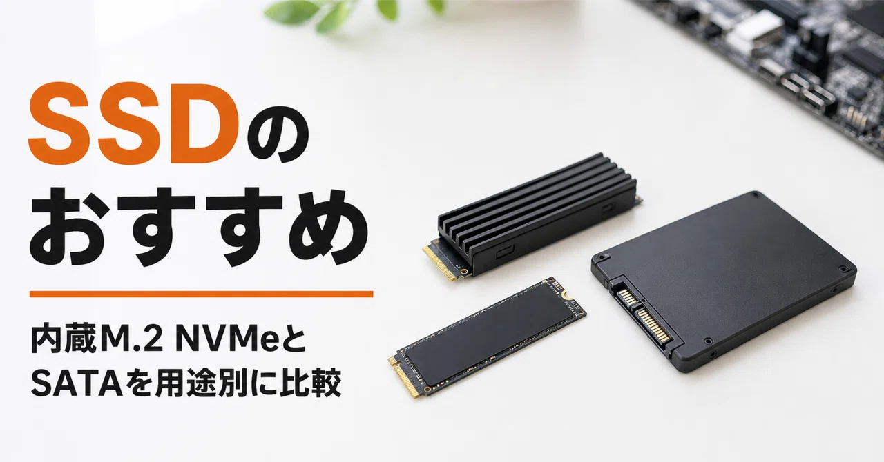 SSDのおすすめ8選 内蔵M.2 NVMeとSATAを用途別に比較｜ガジェット沼