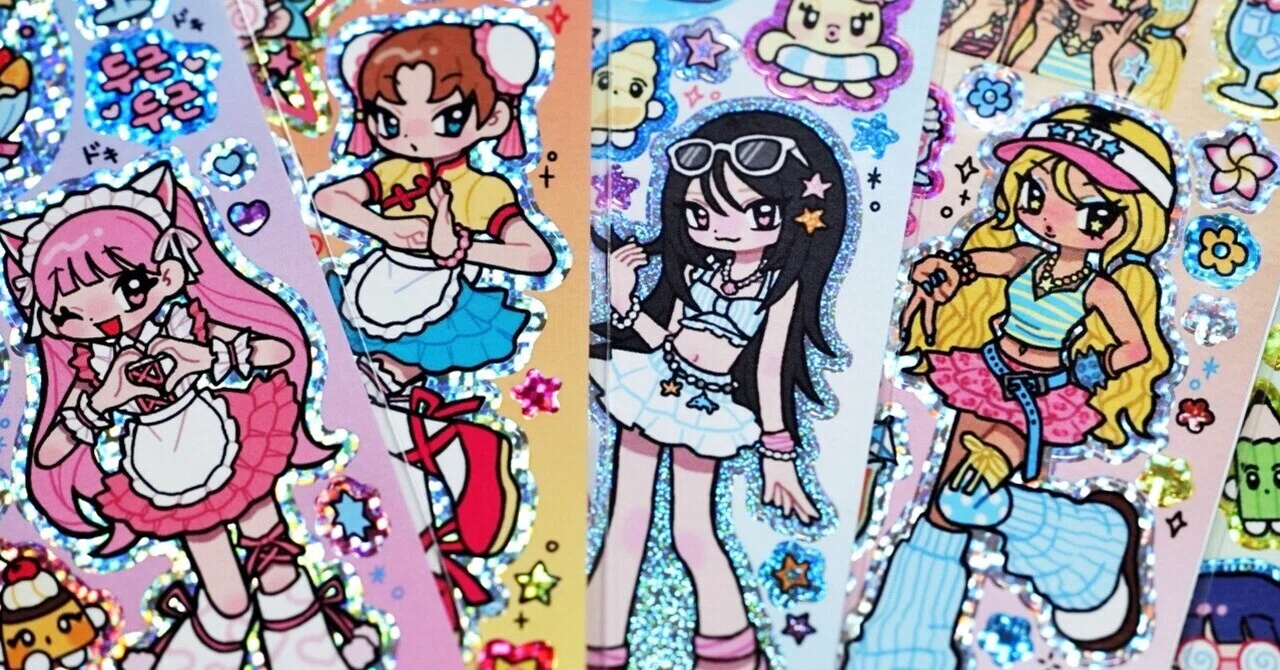 The sticker series you can buy at Seria is just too cute!｜ナルコスカル